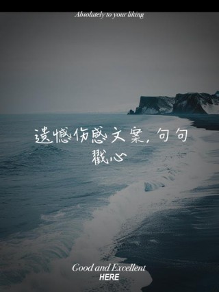 分享一些伤感、遗憾的短句语录