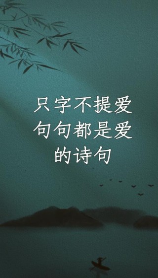 句句都是爱的诗句，句句情深，爱的诗篇