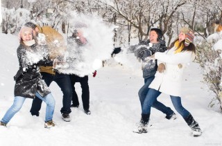 雪花里的童年