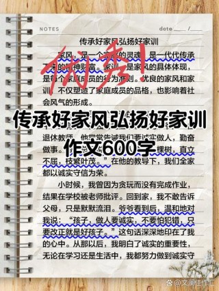 「家风家训」01 作文素材热门主题（名人名言+名人事例）值得收藏