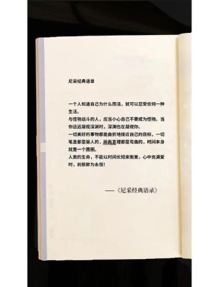 尼采经典语录，尼采经典语录，生命中的力量与超越的智慧