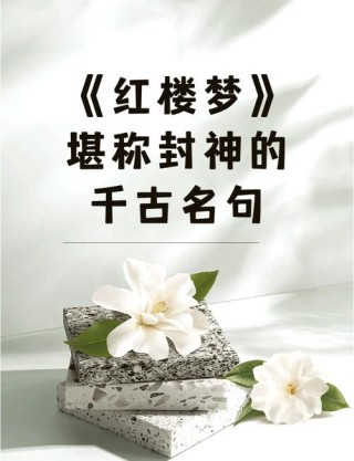 读懂《红楼梦》的这10句名言，就可以笑对人生！