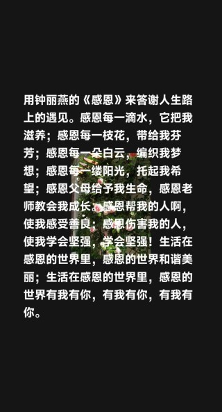 我用什么来答谢你