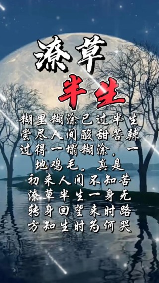 人生已过半致自己，人生已过半，致自己，珍惜当下，勇往直前