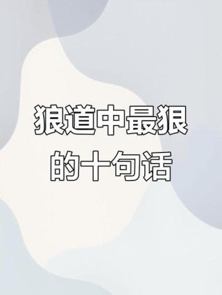 关于狼的50条格言，你会受用一生