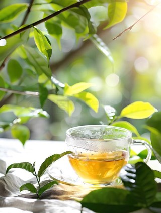 四月的阳光和茶