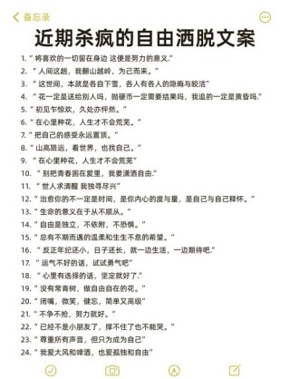 朋友圈洒脱不羁的精选句子,句句催人奋进