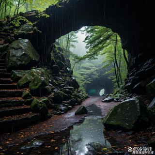 山中避雨