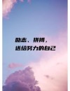抖音很火的15句｜激励自己的句子