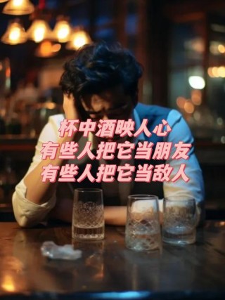 一杯酒，一人饮，人情事，人心事，都付笑谈酒杯间