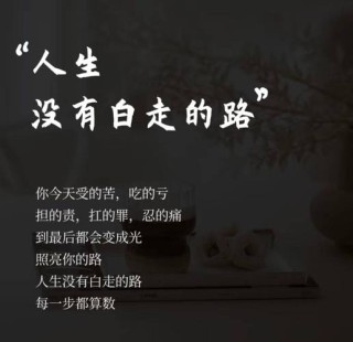 就当人生又多走了几步