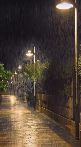 倾听雨声，在未央的夜里