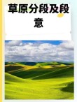 前去草原 （打一字）