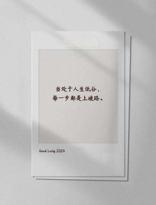平平淡淡的日子中，让我们用这些话语倾述茫茫的人生