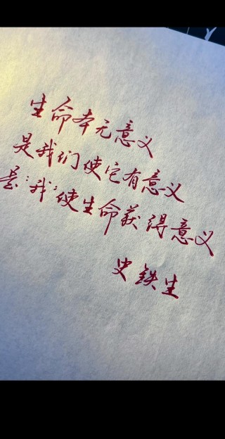 生有所意，命有所感，即为生命！