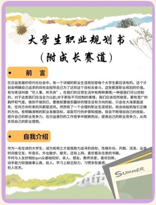 职业规划目标的组合