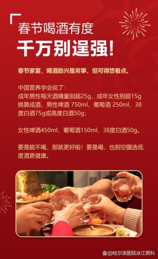 过节喝酒悠着点