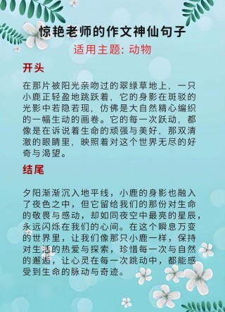 100句写人写动物的比喻句摘抄，小学语文作文素材