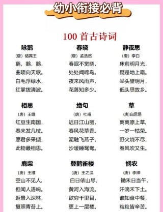 中国最美的100句诗词，值得一读再读