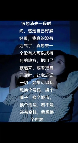 心飘泊久了，也会累的