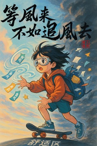 致我们，等风来，不如追风去