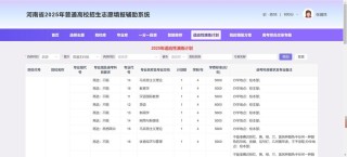 2026河南新高考志愿填报辅助系统怎么用（附操作手册）