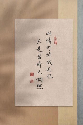 只是当时已惘然