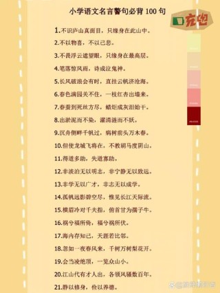 适合小学生的名人名言，适合小学生的名人名言，勤奋学习，成就未来