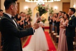 结婚当天，新娘与男闺蜜一句话，新郎怒摔胸花走人：我不结了！