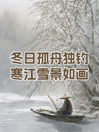 冬钓要耐得住寂寞，扛得住悲伤，还要能经受诱惑