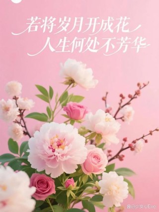 年年花盛开，年年等你来，笑对世事沧桑，流年安然无恙