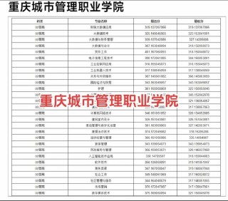 重庆城市管理职业学院在安徽录取位次、分数线、招生人数「2023-2025招生计划」