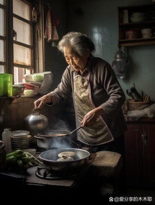 灶前忙碌的那道身影