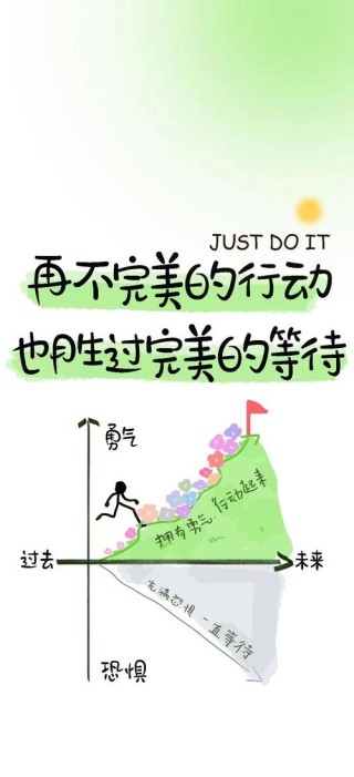 珍惜自己的过去，满意自己的现在，乐观自己的未来时