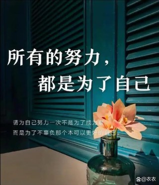 致自己奋斗的句子，总有一句话激励到你的