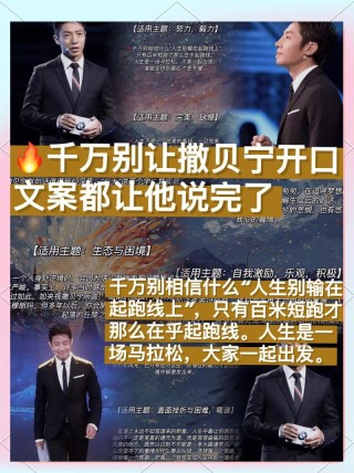 撒贝宁经典语录