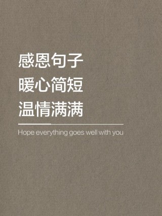 感恩人生格言励志（感恩人生格言励志短句）