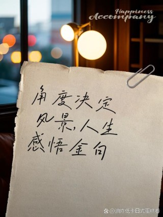 换个角度，人生的低谷，就是重大的转机