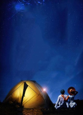 云摇夜色，夜漫星空