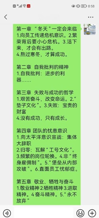 任正非：华为的冬天