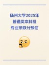 2025年扬州大学在四川录取分数线是多少（2025~2023近三年分数位次）