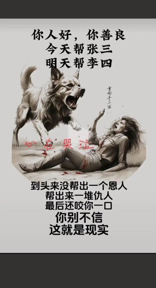 对不起，我不是一个善良的人