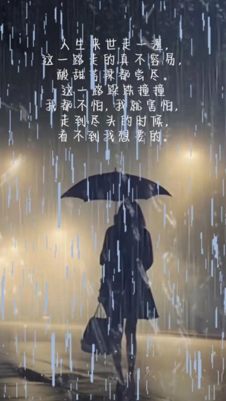 人生，无法重来