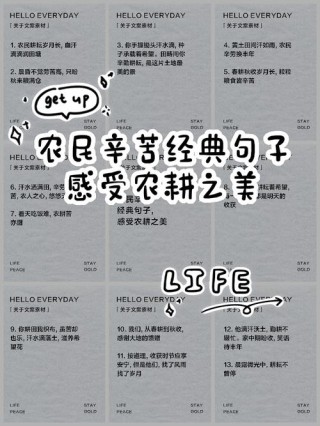 关于劳动的优美句子，劳动的魅力与美好瞬间，辛勤耕耘的优美句子