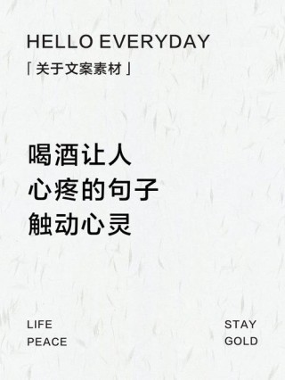 有关人生与酒的唯美句子 人生与酒的文章