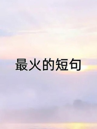 22个抖音很火的句子