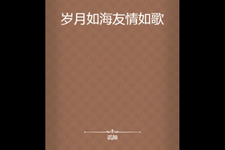 岁月如海，友情如歌