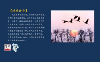鸿雁传书