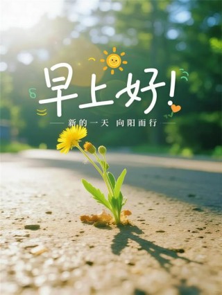 清晨热血沸腾的励志心语，活成小太阳，闪闪发光