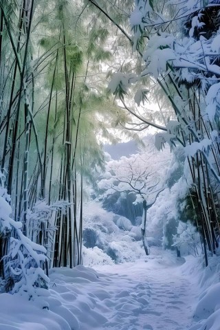 竹林听雪